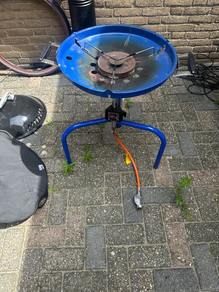 Skottelbraai cadac, Ophalen, Gebruikt, Cadak