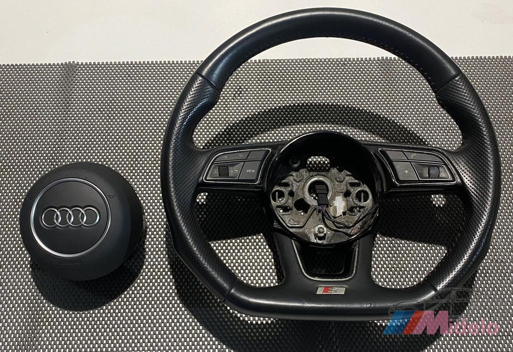AUDI A3 STUUR SLINE MET FLIPPERS 82A419091, Gebruikt, -, -, -