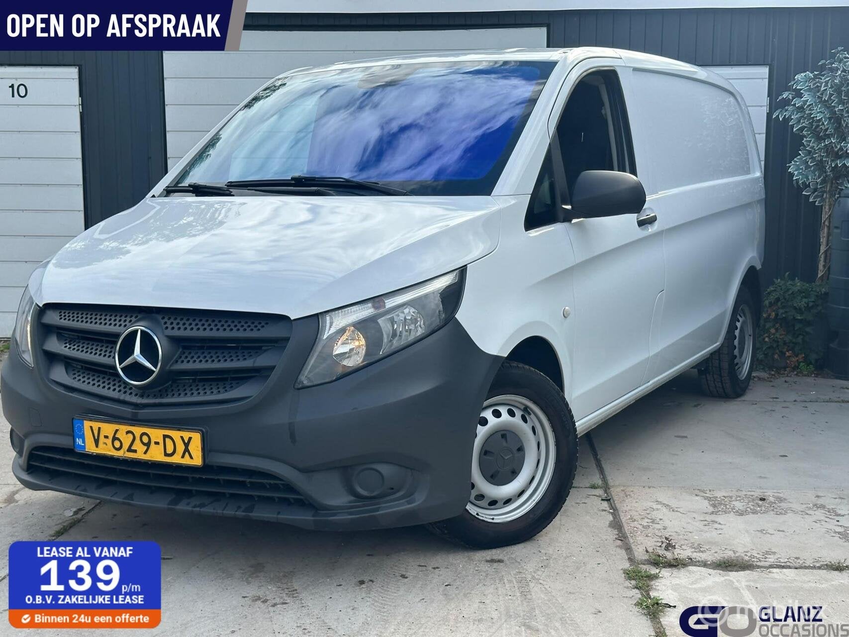 Mercedes Vito Bestel 109 CDI Lang Business ProfessionalMARGE, Auto's, Gebruikt, Euro 6, 4 cilinders, 1823 kg