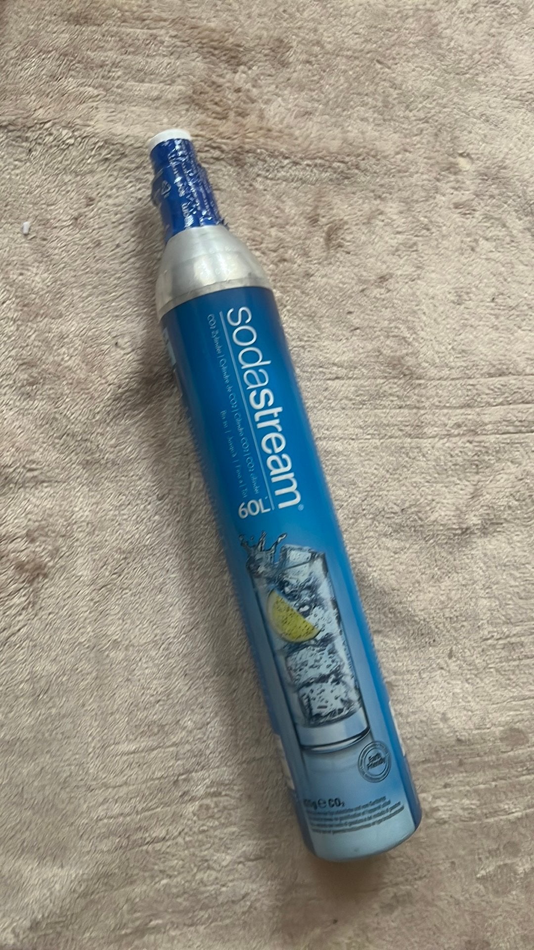 Sodastream Co2 cylinder, 60L, Ophalen, Nieuw