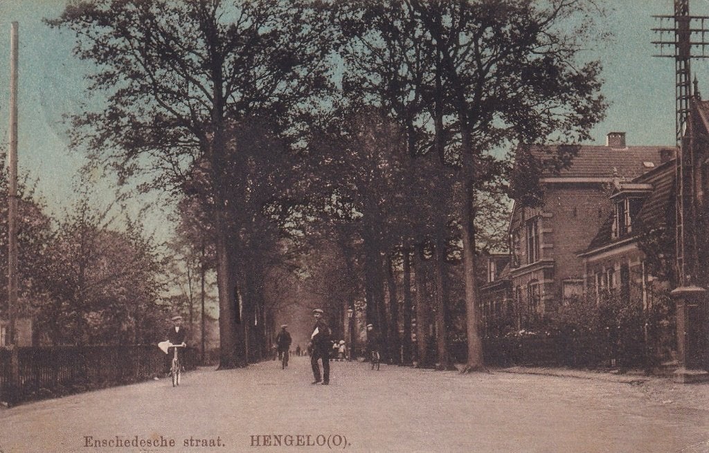 Hengelo, Enschede, 1913., Verzamelen, Verzenden, Voor 1920, Gelopen, Overijssel