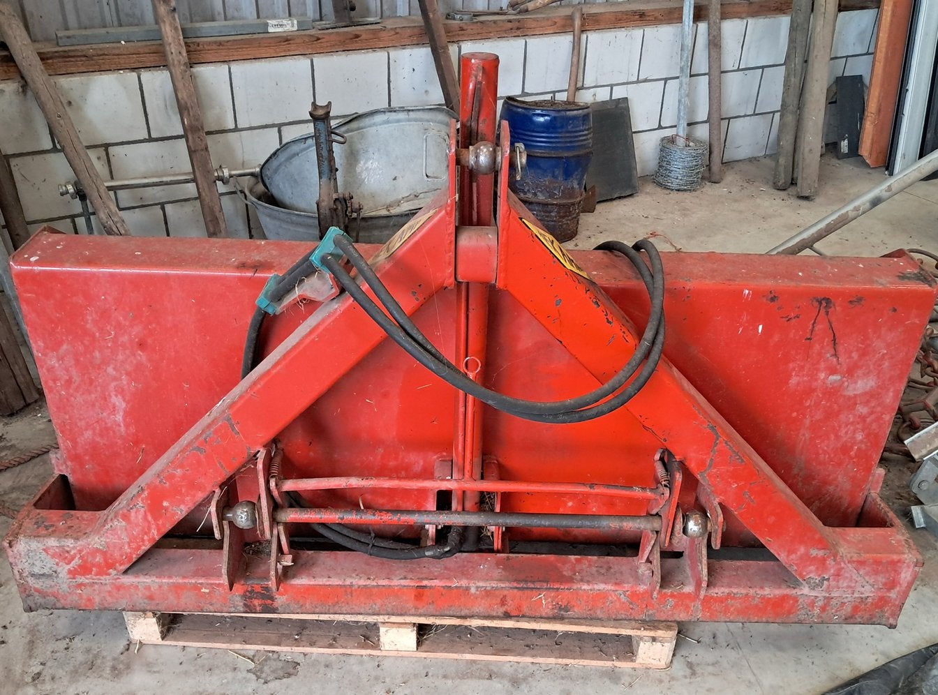 Hekamp grondbak 180cm breed hydraulisch bediend, Ophalen, Grondbewerking