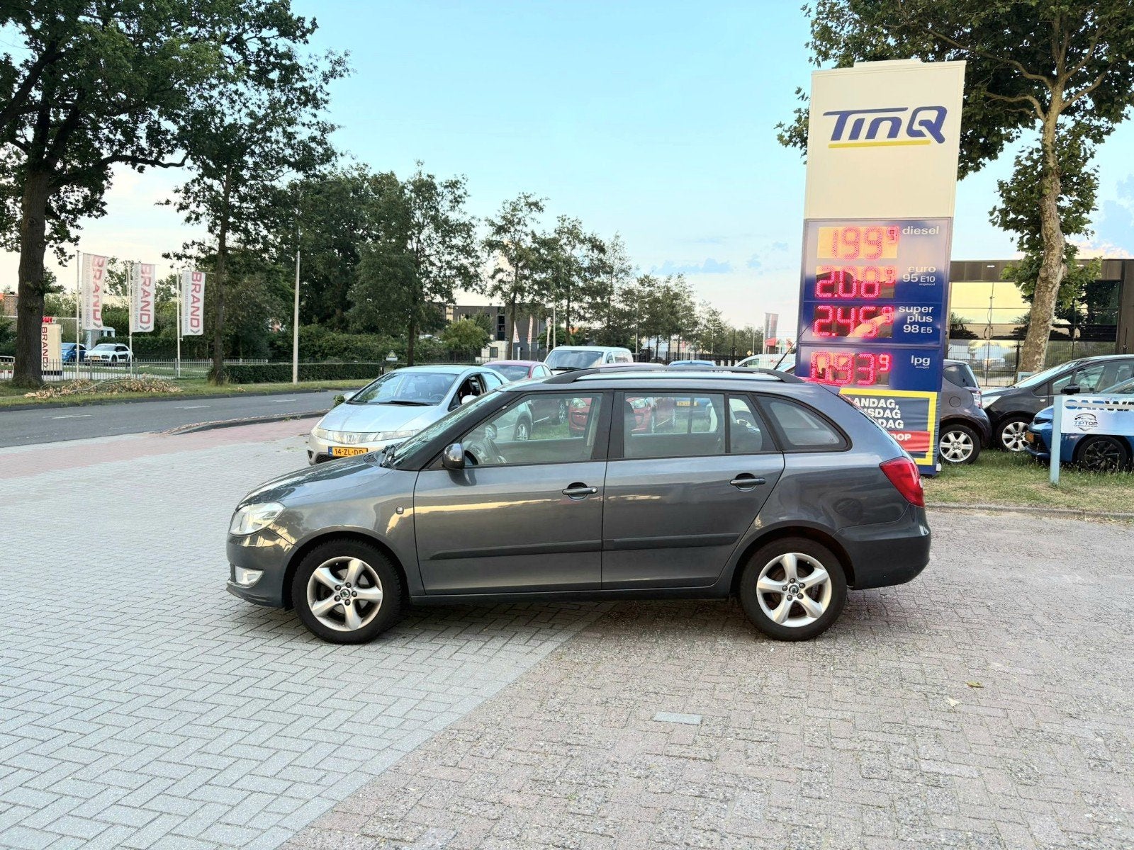 Skoda Fabia 1.2 tdi greenline(van de eerste eigenaar)Airco., Auto's, Voorwielaandrijving, 1119 kg, Origineel Nederlands, Grijs