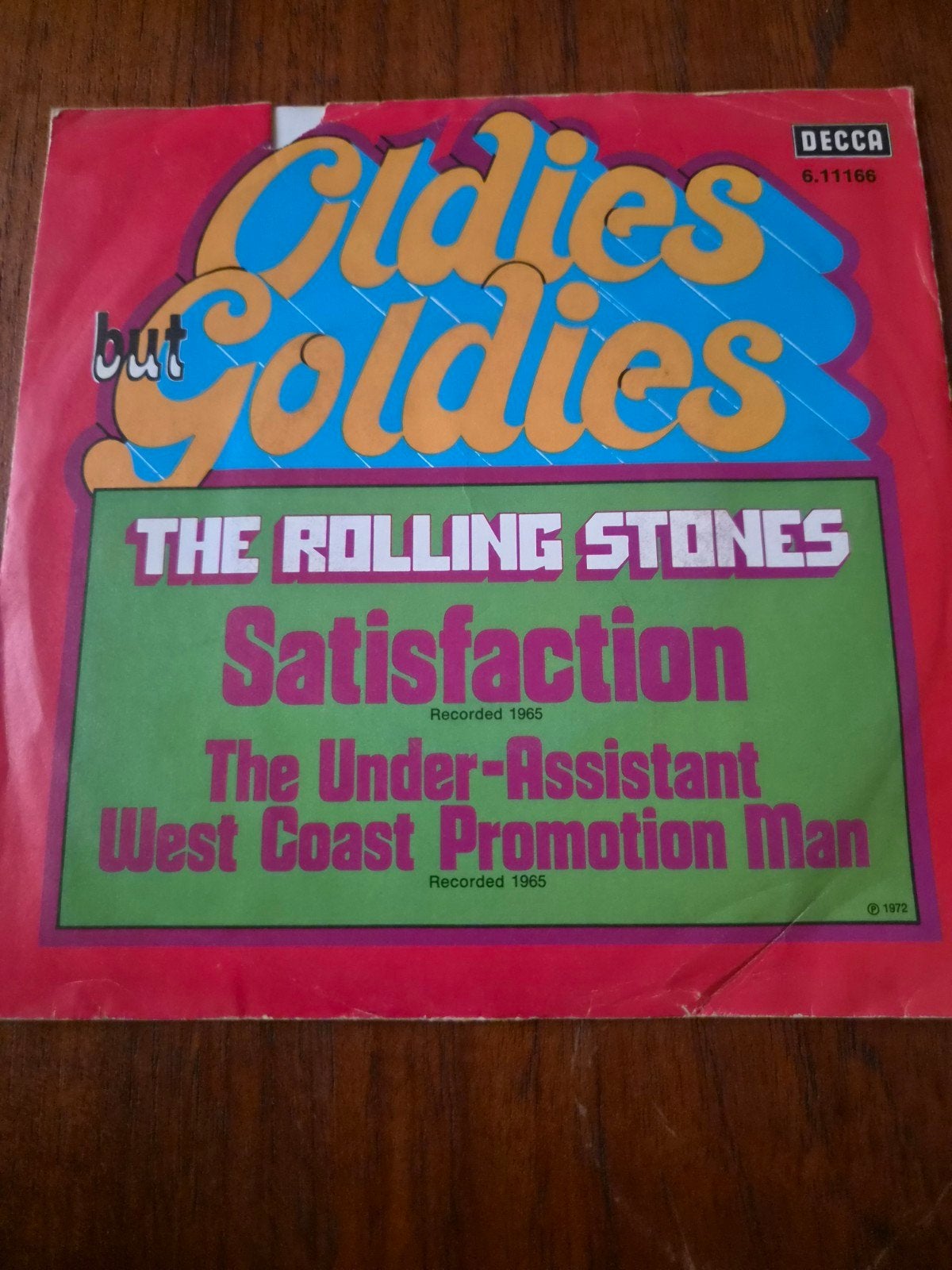 The Rolling Stones - Satisfaction (Oldies but Goldies), Gebruikt, 7 inch, Ophalen of Verzenden, EP