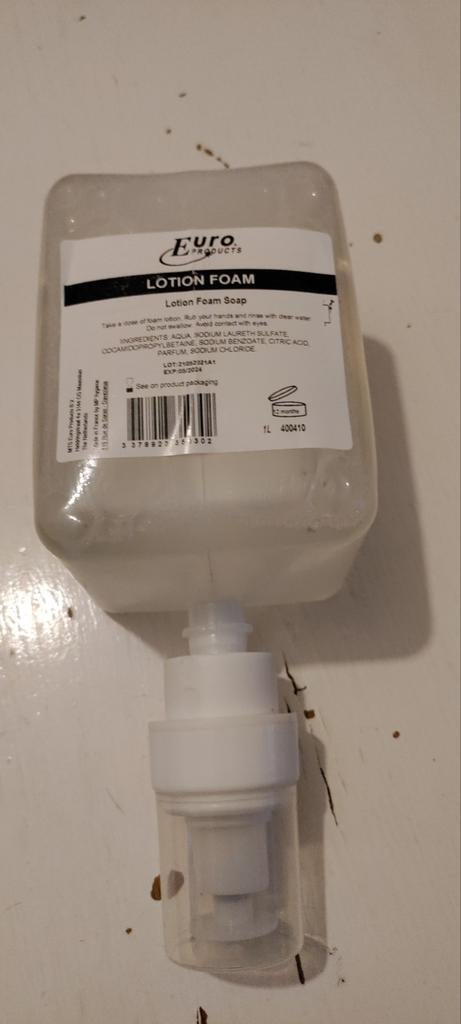 Euro Products Lotion Foam Zeep 1L - Nieuw, Ophalen of Verzenden