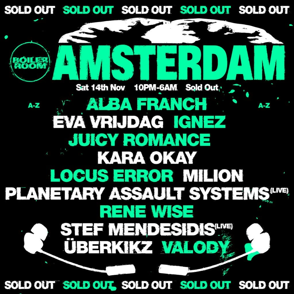 2 Tickets Boiler Room Amsterdam Nov 14 2026, Twee personen