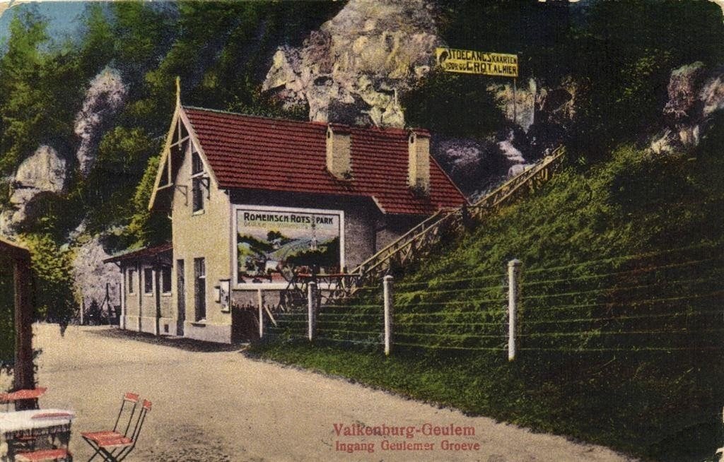 Valkenburg-Geulem, Ingang Geulemer Groeve - 1921 gelopen, Ophalen of Verzenden, 1920 tot 1940, Gelopen, Limburg