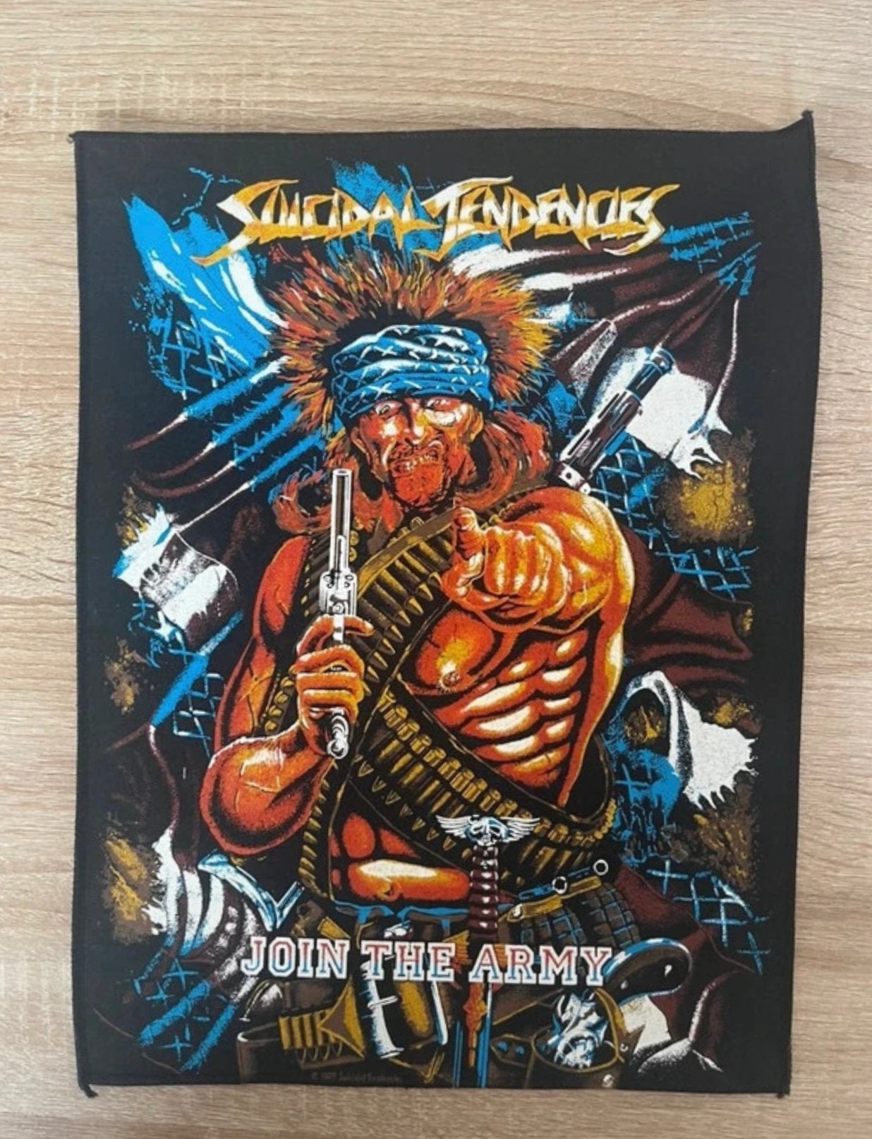 Suicidal Tendencies Join The Army backpatch, Ophalen of Verzenden, Nieuw, Kleding