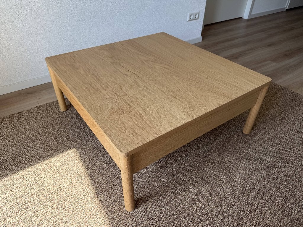 TONSTAD Coffee table, oak veneer, 84x82 cm, Ophalen, 50 tot 100 cm, 50 tot 100 cm, Zo goed als nieuw