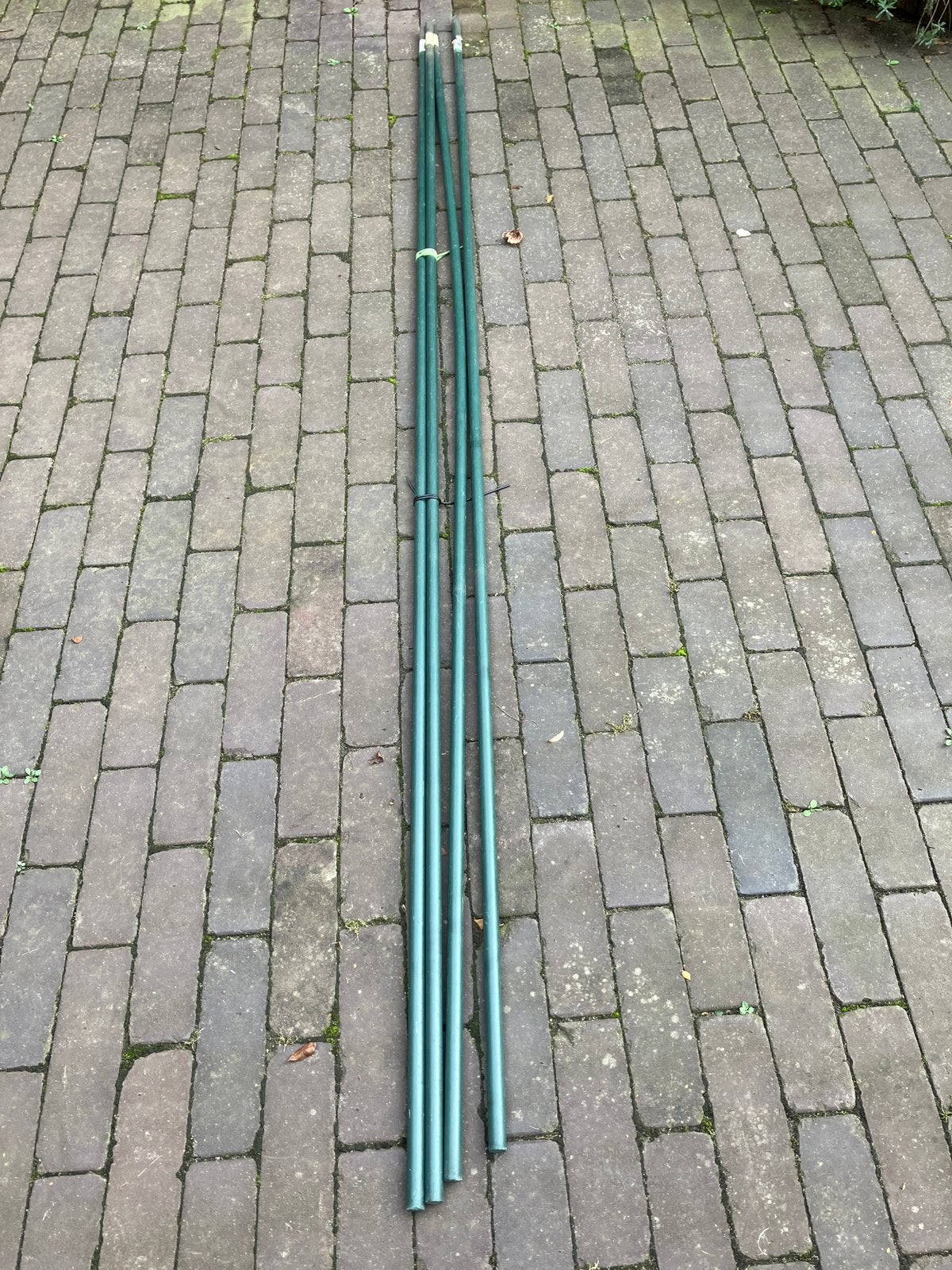 4 tuinstokken Peacock 210 cm gratis, Tuin en Terras, Ophalen, Gebruikt, 180 tot 250 cm, Palen