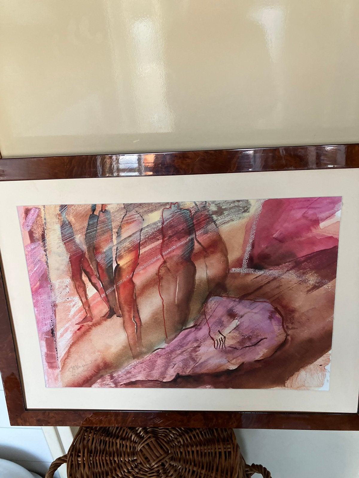 NAGTEGAAL(kunstschilder prachtig schilderij. 75 x 55 cm., Ophalen