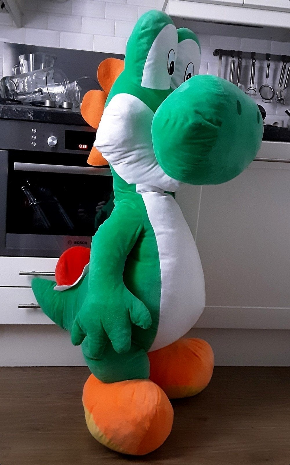 Super Mario Yoshi Plush Jumbo Size Knuffel 130 cm NIEUW, Ophalen of Verzenden, Nieuw