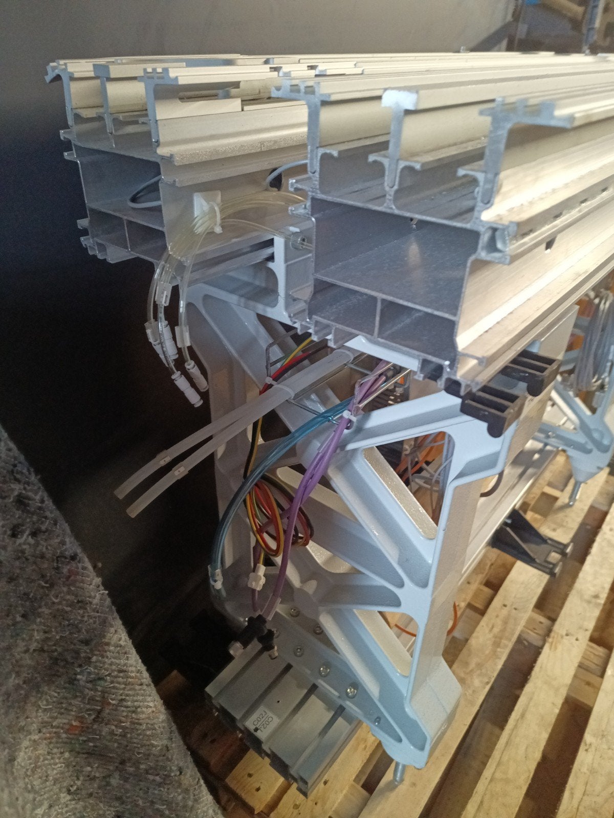 Basis voor cnc machine, Ophalen, Aluminium