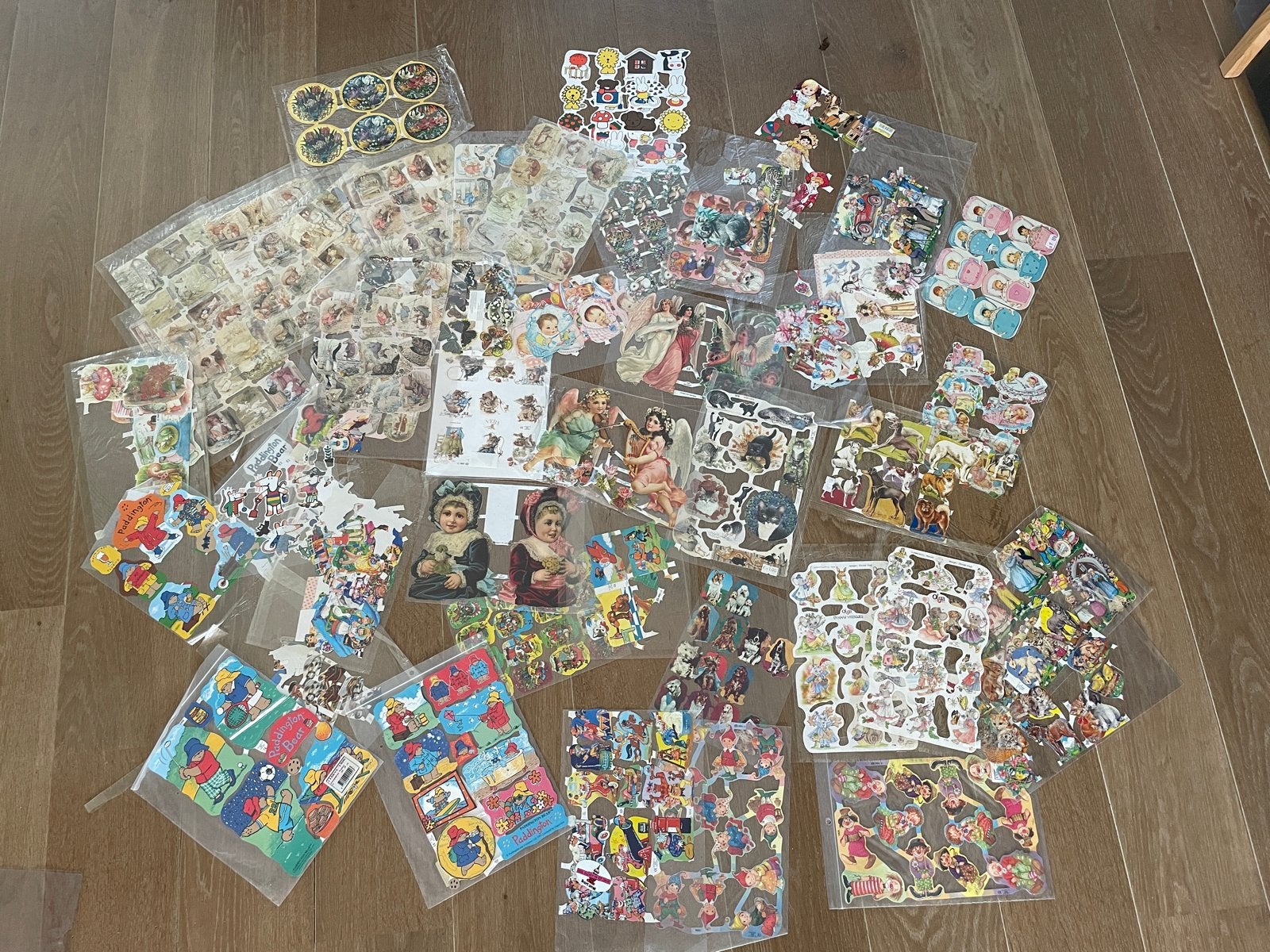 Grote verzameling (vintage) poëzieplaatjes, Ophalen of Verzenden