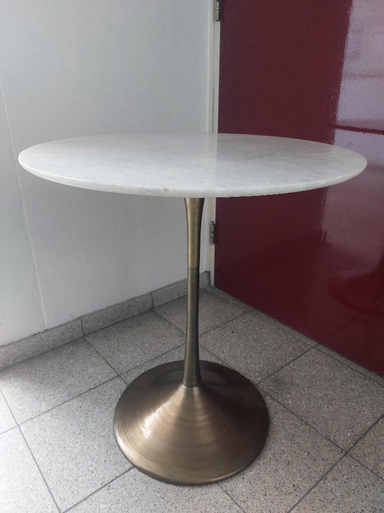 Stijlvolle ronde (salon/bijzet) tafel, Ophalen, Overige materialen, 50 tot 100 cm, Designed in India