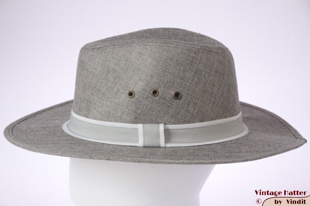 Panama-stijl gleufhoed Hawkins grijs maten 58 59 60 61 nieuw, Kleding | Dames, Hoeden en Petten, Hoed, Hawkins, Nieuw, Ophalen of Verzenden