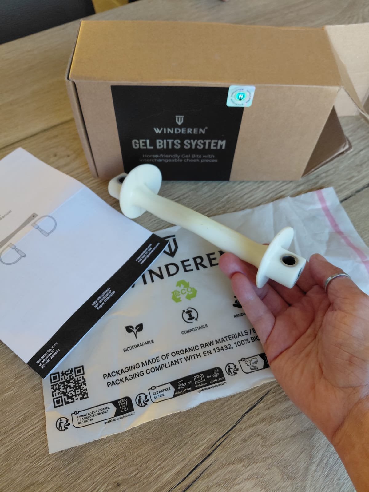 Winderen bit is alleen de stang met tongboog, Dieren en Toebehoren, Paarden en Pony's | Overige Paardenspullen, Verzenden, Dressuur