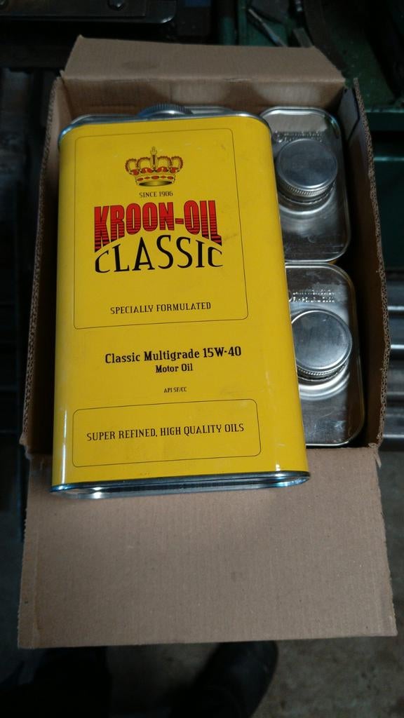 Kroon-Oil Classic blik, Verzamelen, Ophalen of Verzenden, Gebruikt, Overige