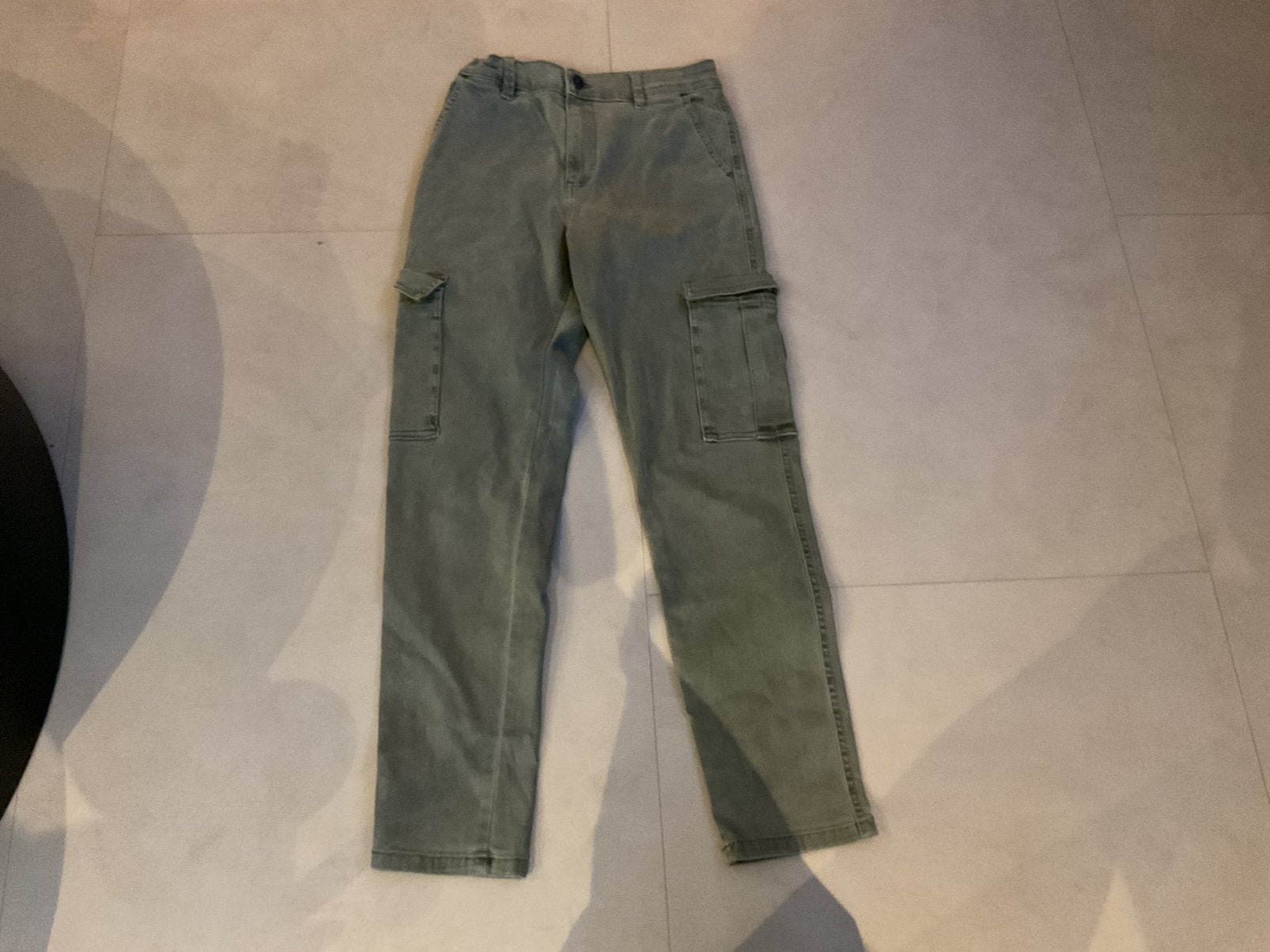Skijkerbroek regular 12-13 yr, Ophalen, Zo goed als nieuw, Grijs, Overige jeansmaten
