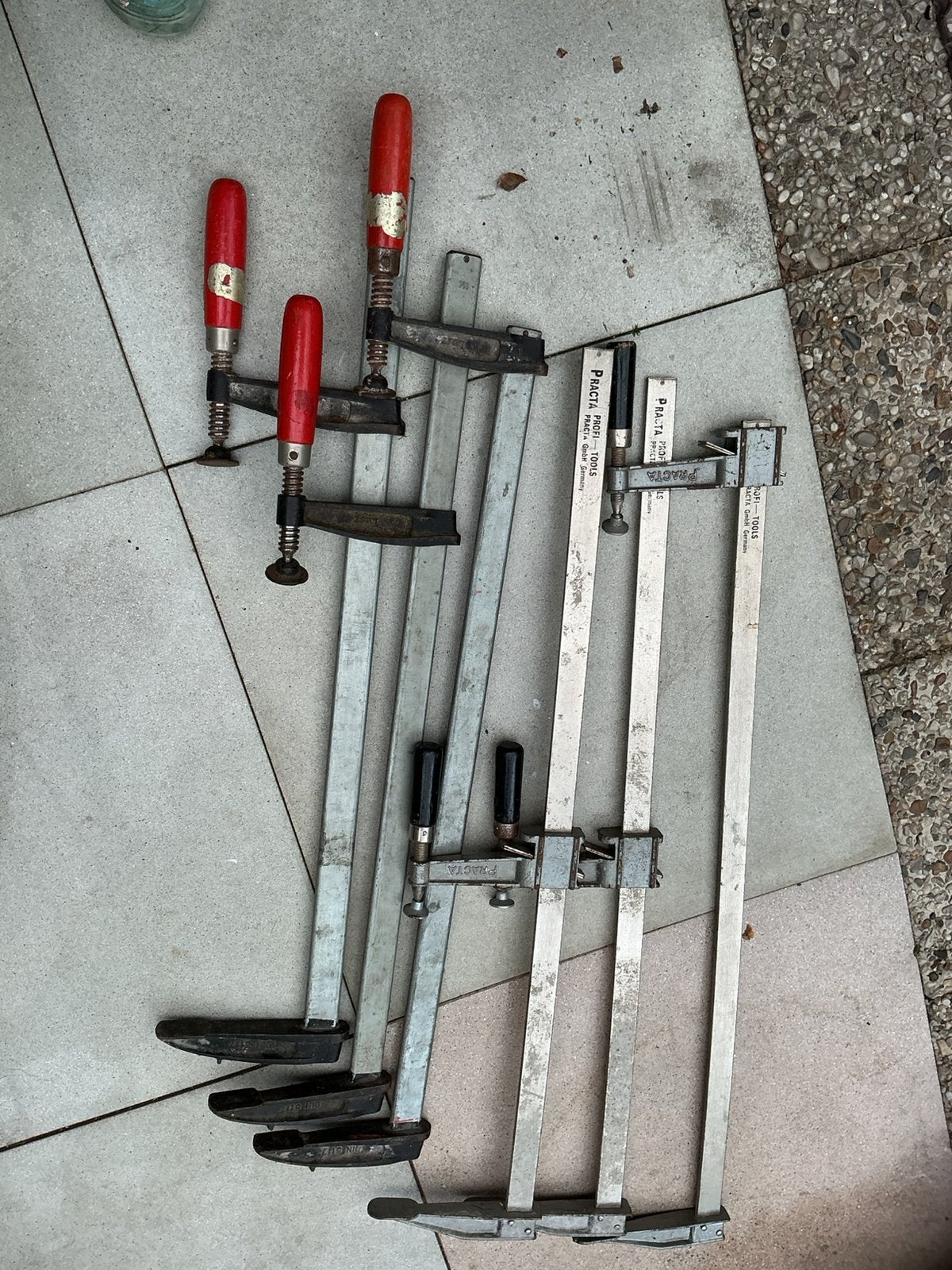 6 Grote lijmtangen voor klemmen van voorwerpen tot 75-80  cm, Ophalen, Gebruikt