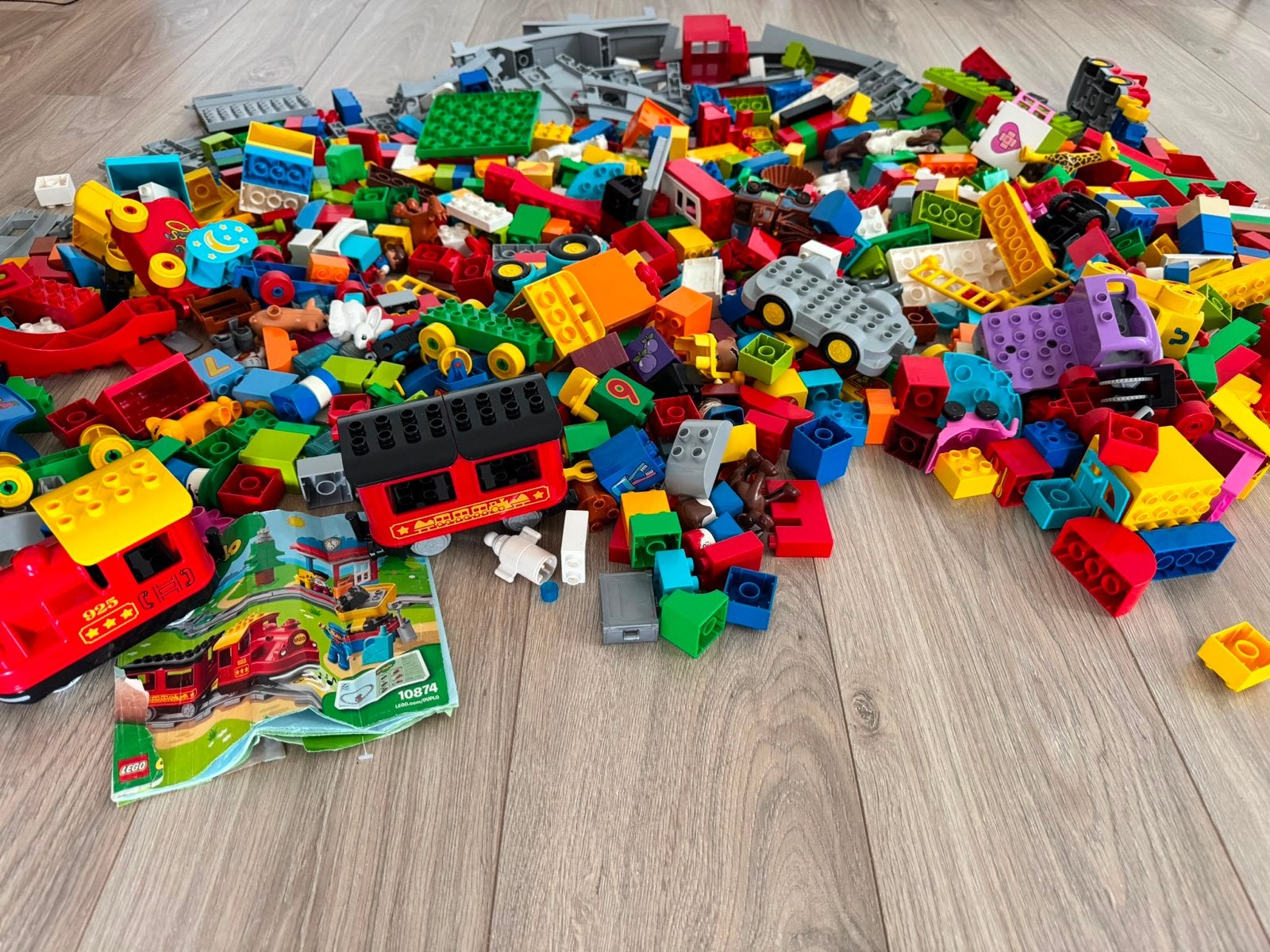 LEGO Duplo, 11 kilo, inclusief Duplo trein!, Ophalen of Verzenden, Gebruikt, Overige merken
