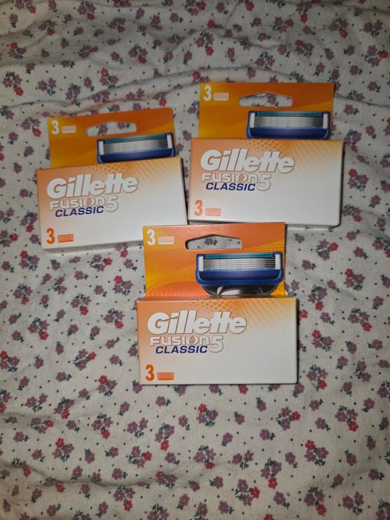 Gillette Fusion5 Classic Scheermesjes - 4x3 stuks, Verzenden