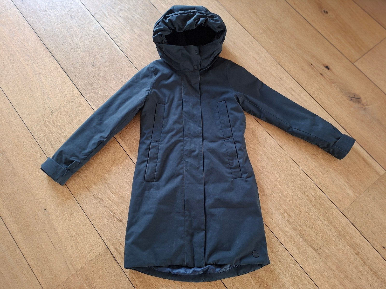 Elvine Eline dames winterjas / parka maat xs donkerblauw, Kleding | Dames, Blauw, Elvine, Ophalen of Verzenden, Maat 34 (XS) of kleiner