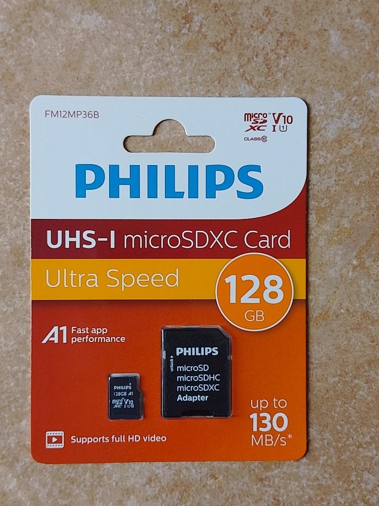 Philips UHS-I micro SDXC kaart Ultra Pro 128 GB 130 MB/s, Philips, SDXC, Nieuw, Ophalen of Verzenden