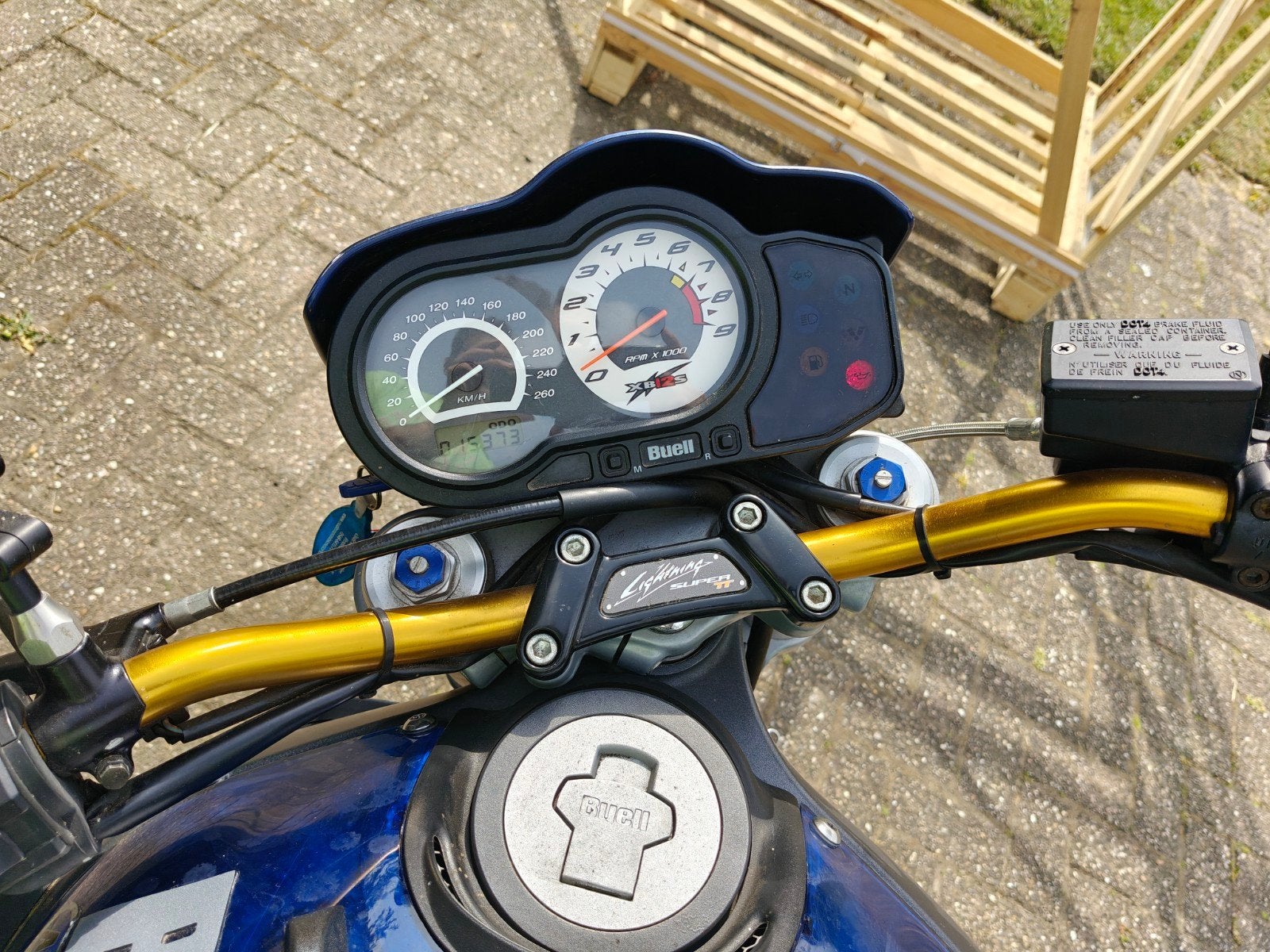 Buell XB12SS Lage KM Stand, Motoren, 2 cilinders, Particulier, 1200 cc, Naked bike