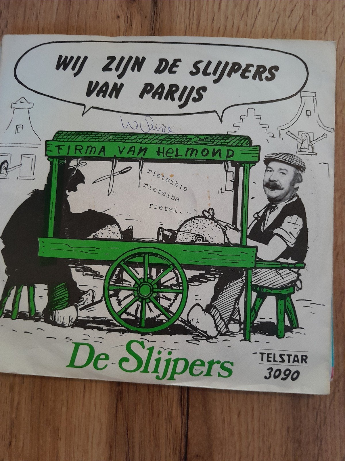 de slijpers 7inch wij zijn de slijpers van parijs, Cd's en Dvd's, Vinyl Singles, Ophalen of Verzenden, Zo goed als nieuw, Nederlandstalig