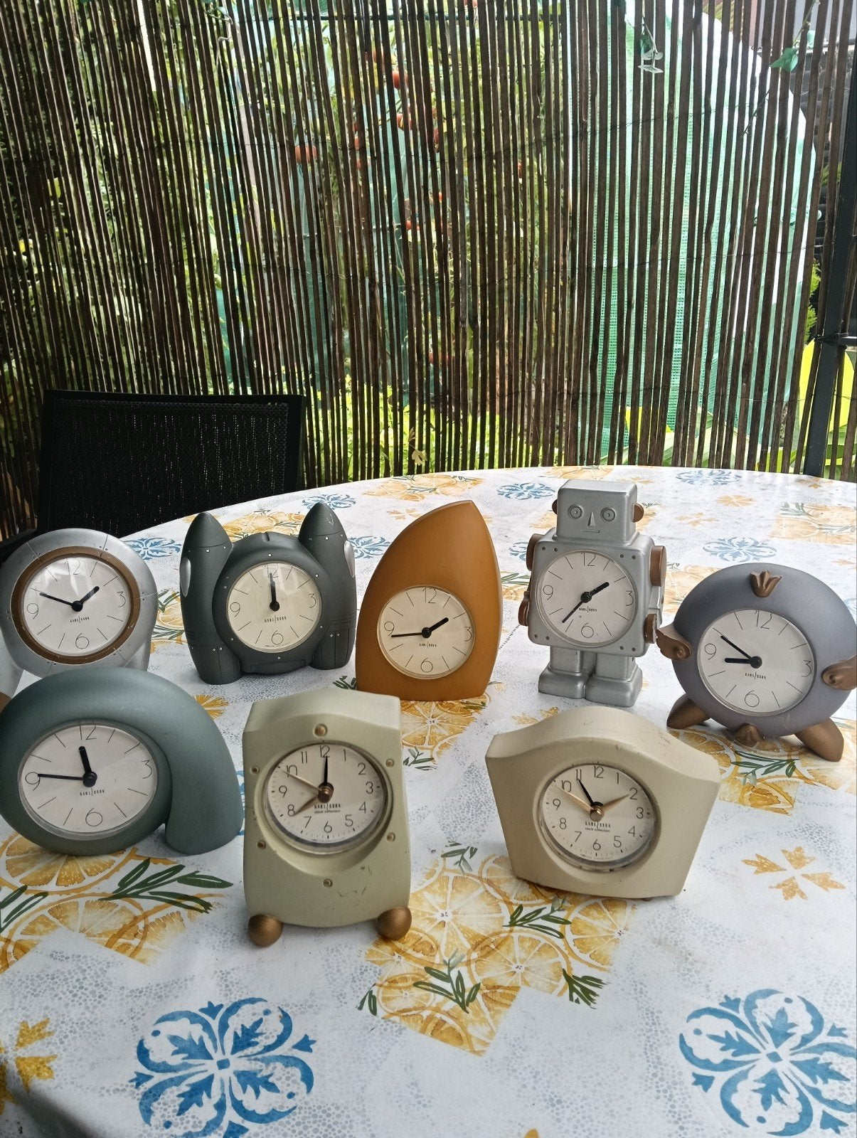 Karlsson Timestone Vintage Tafelklokken - Longford Design, Antiek en Kunst, Ophalen of Verzenden