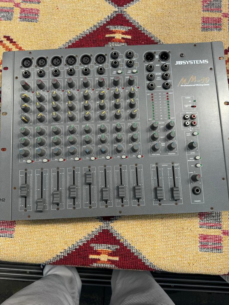 JB Systems MM-10 Professionele Mengpaneel, Muziek en Instrumenten, Mengpanelen, Ophalen of Verzenden, Zo goed als nieuw, 5 tot 10 kanalen