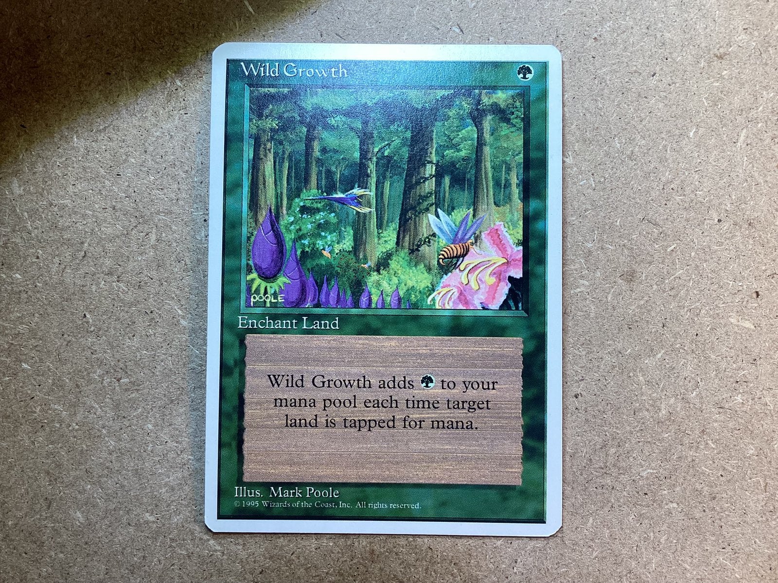 1x Wild Growth (Excellent), Ophalen of Verzenden, Zo goed als nieuw, Losse kaart