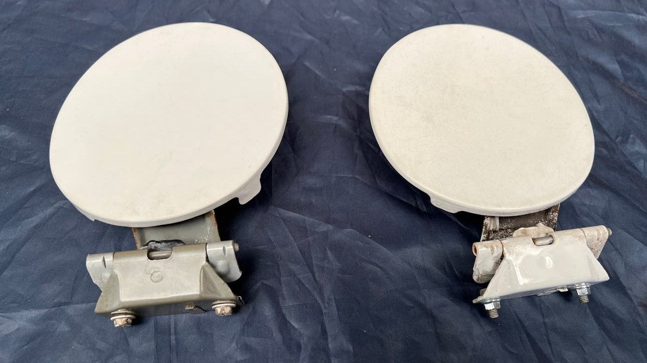 Deksel tankdop Mazda MX-5 Miata NA Classic White, twee stuks, Ophalen, Gebruikt, Achterklep, Mazda