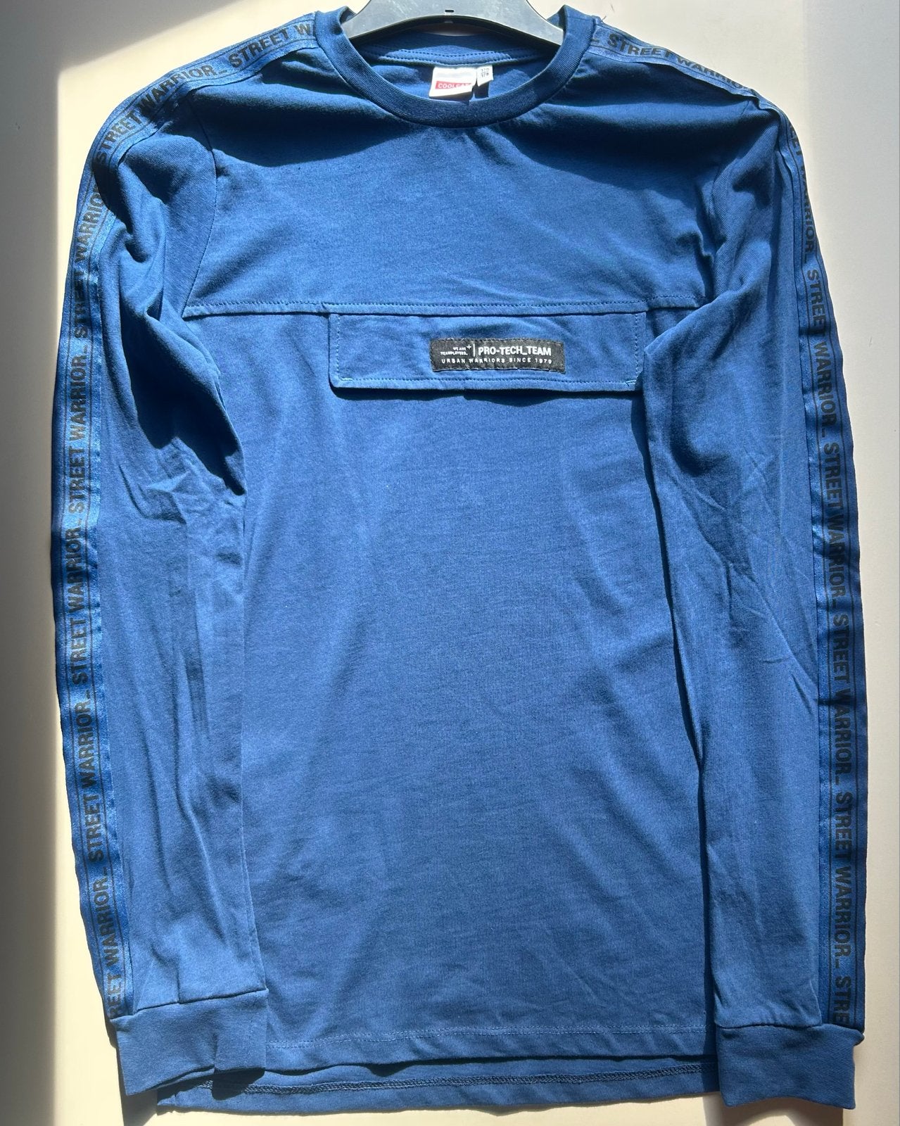 Coolcat Longsleeve Blauw - Maat 170/176, Kinderen en Baby's, Ophalen of Verzenden, Zo goed als nieuw, Jongen, Shirt of Longsleeve