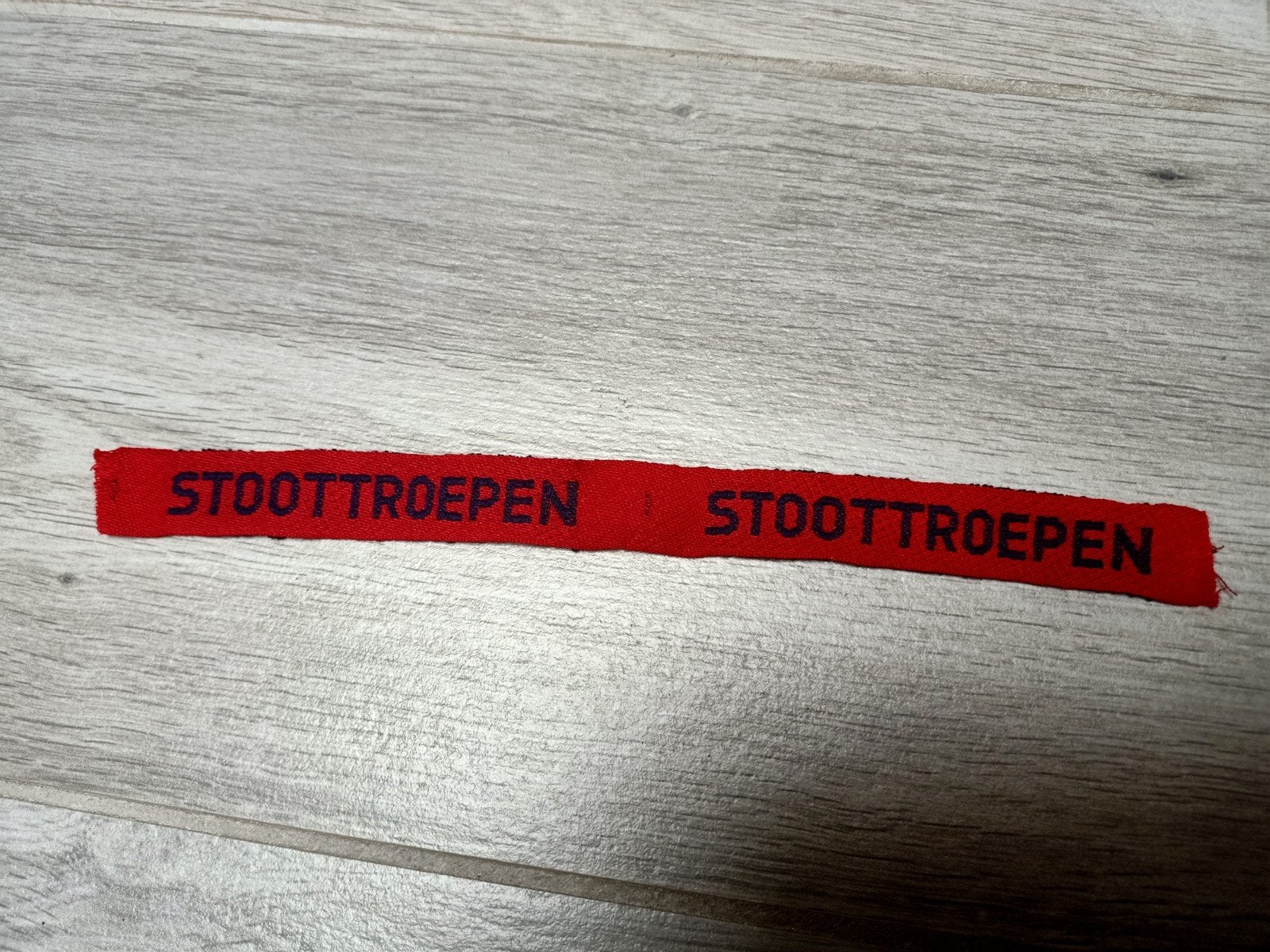 Stoottroepen, Schouderembleem, Straatnaam, Ophalen of Verzenden, Landmacht, Nederland
