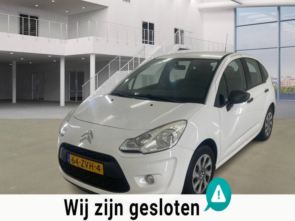 Citroen C3 1.0 VTi Attraction/ ZUINIG/ SPIERWIT, Voorwielaandrijving, Euro 5, 450 kg, Gebruikt