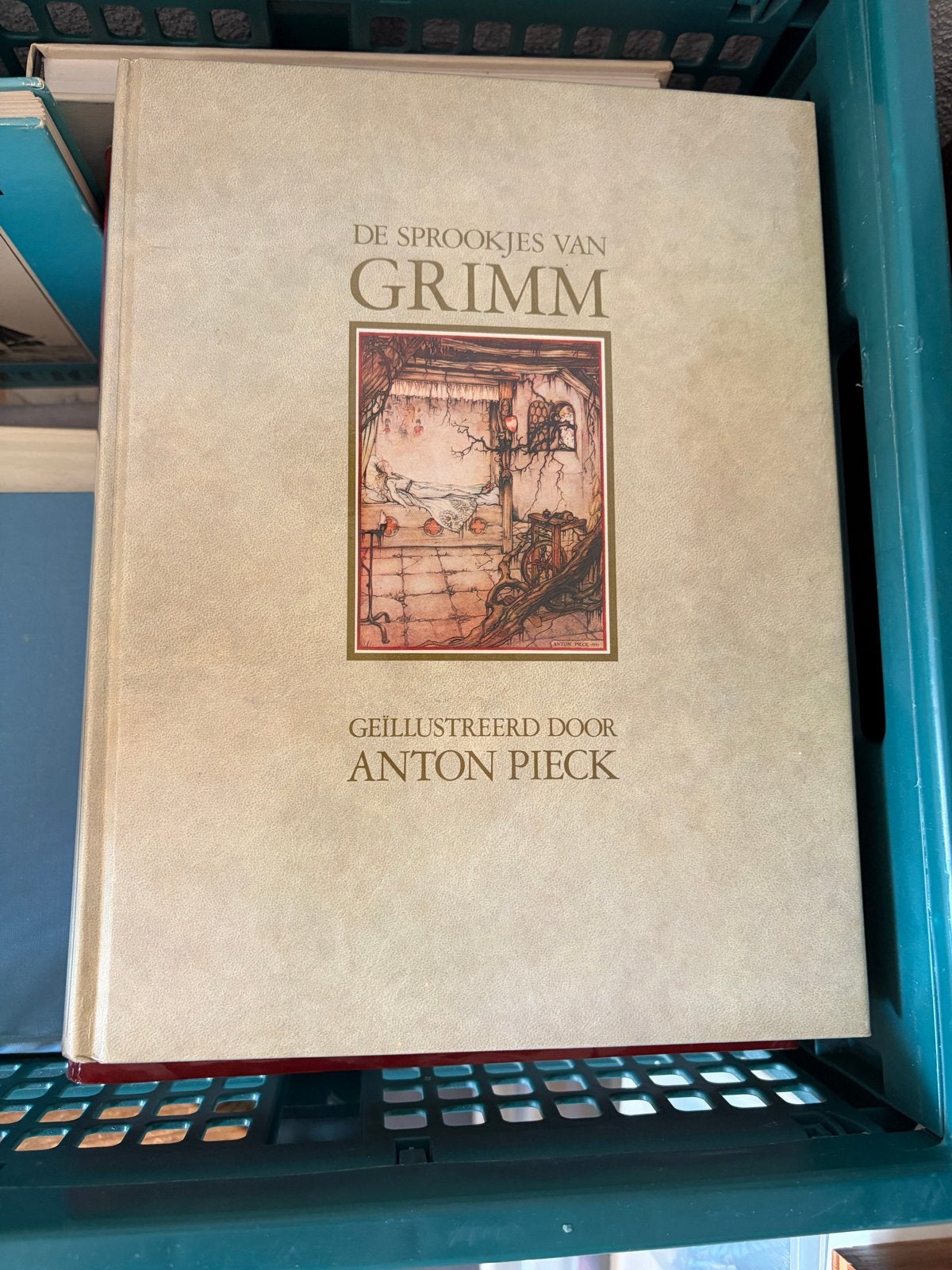De Sprookjes van Grimm - Geïllustreerd door Anton Pieck, Ophalen of Verzenden, Gelezen