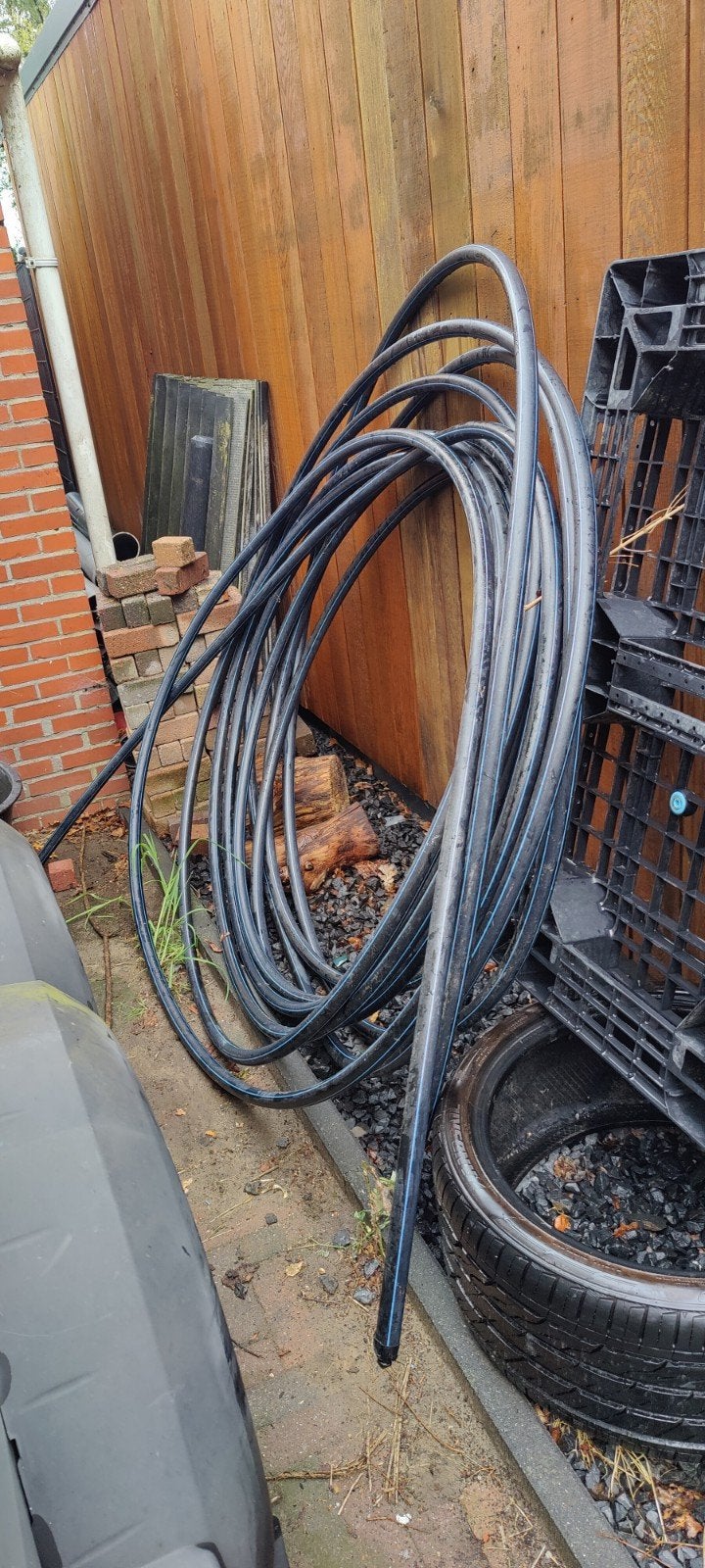 Tyleen slang 32 mm - 25-30m en 5-10m stukken, Ophalen, Gebruikt, Overige typen