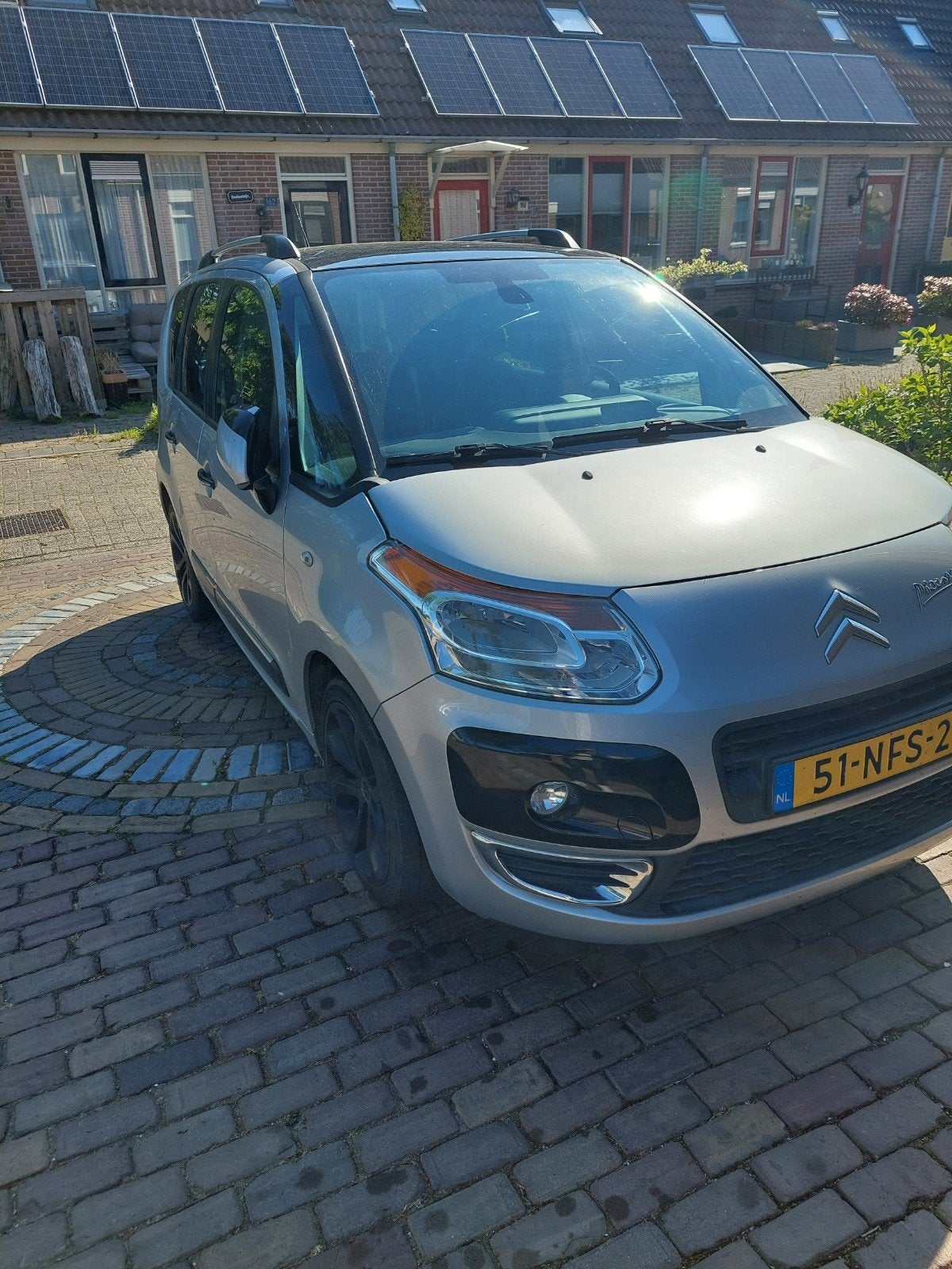 Citroën C3 Picasso 1.6 VTI Exclusive 2010 Grijs173819km, Auto's, Citroën, Voorwielaandrijving, 4 cilinders, Handgeschakeld, Particulier