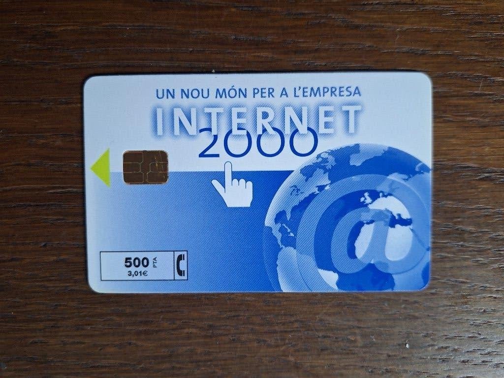 kleine oplage telefoonkaart uit Spanje 01/00, Verzamelen, Telefoonkaarten, Verzenden