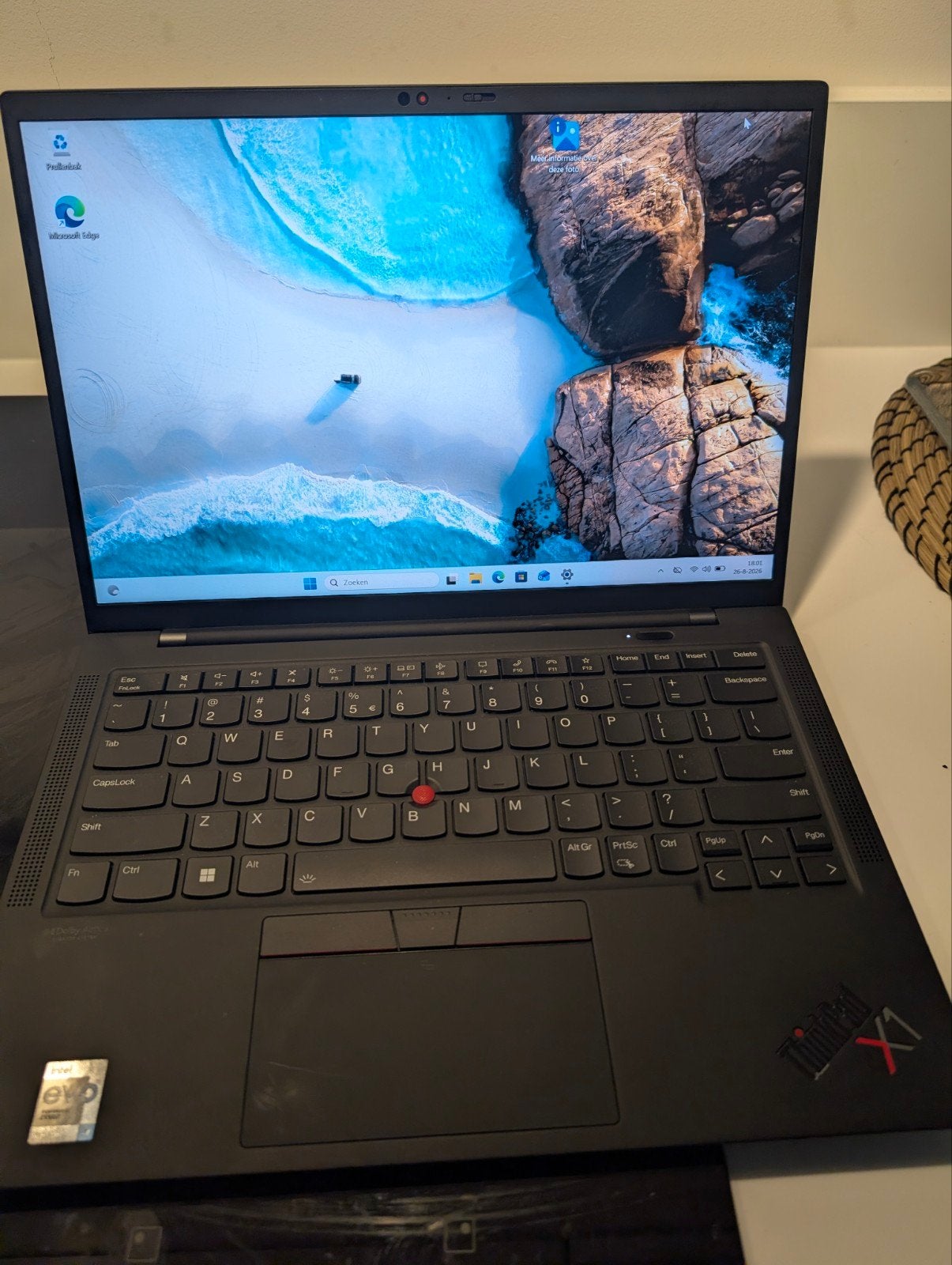 Lenovo ThinkPad X1 Carbon Gen 9 | i7 | 16GB RAM | 512GB SSD|, Computers en Software, Ophalen, Qwerty, 512 GB, Zo goed als nieuw