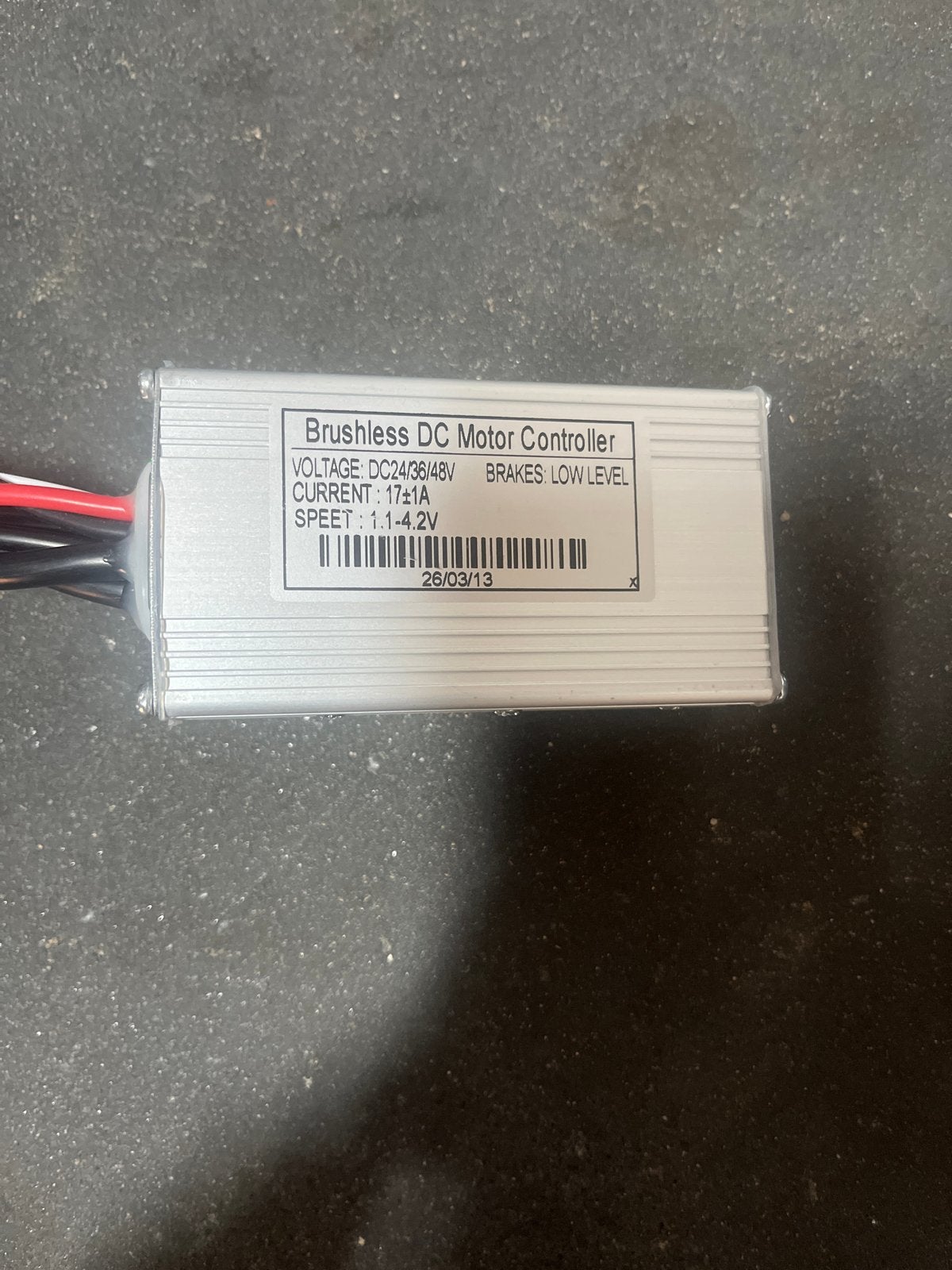 Brushless DC Motor Controller 24V/36V/48V 17A, Ophalen of Verzenden, Zo goed als nieuw