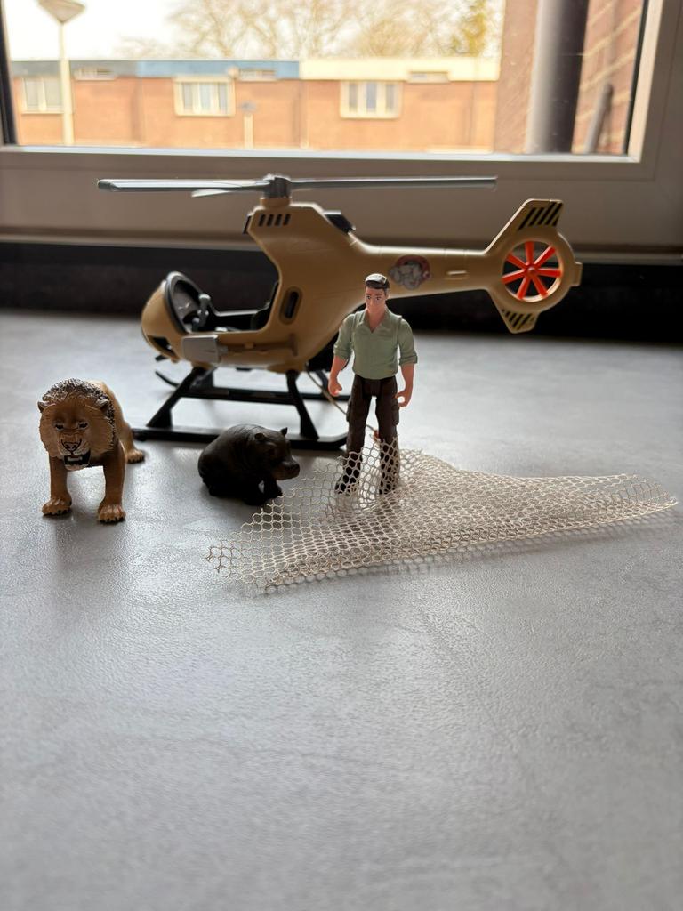 Schleich wild life helikopter, Ophalen, Zo goed als nieuw