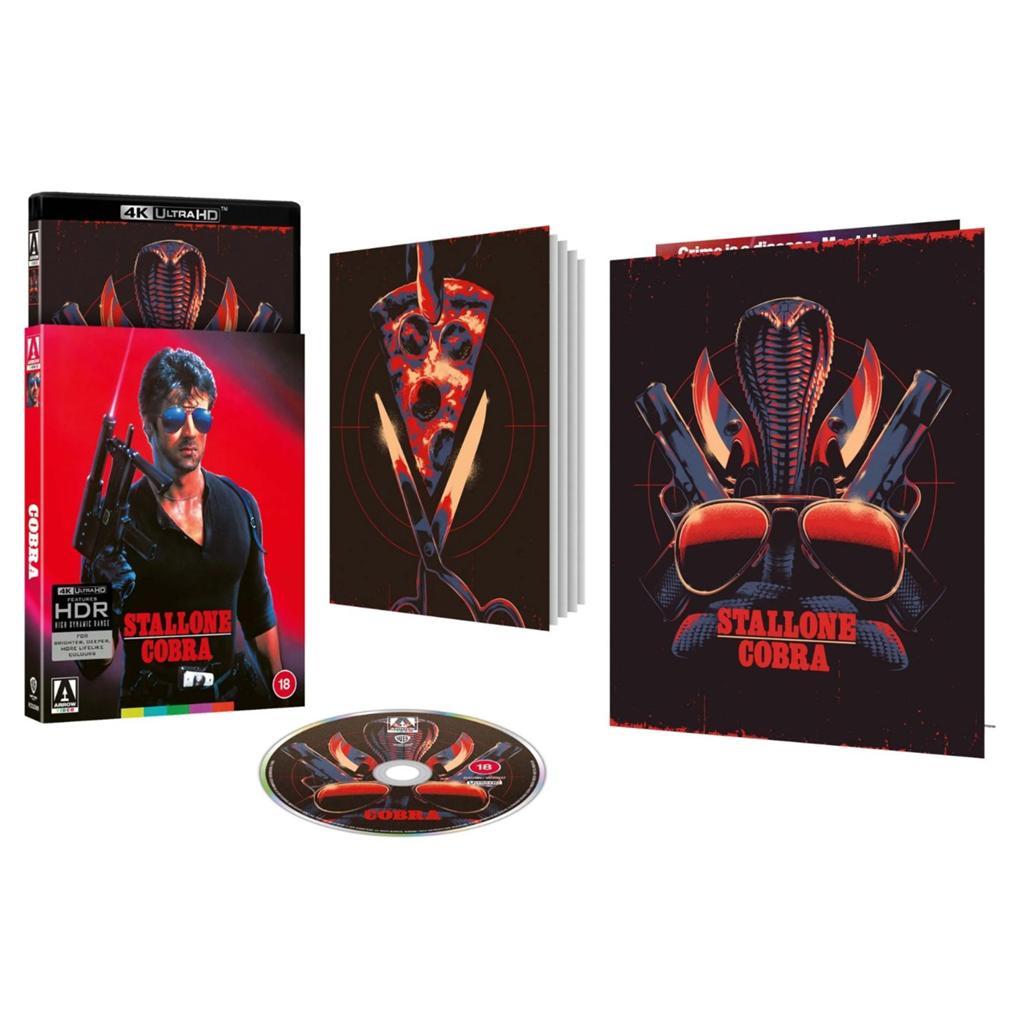 Cobra L.E. Arrow Video 4K UHD/Ultra HD Blu-Ray UK (Geseald), Cd's en Dvd's, Blu-ray, Ophalen of Verzenden, Nieuw in verpakking