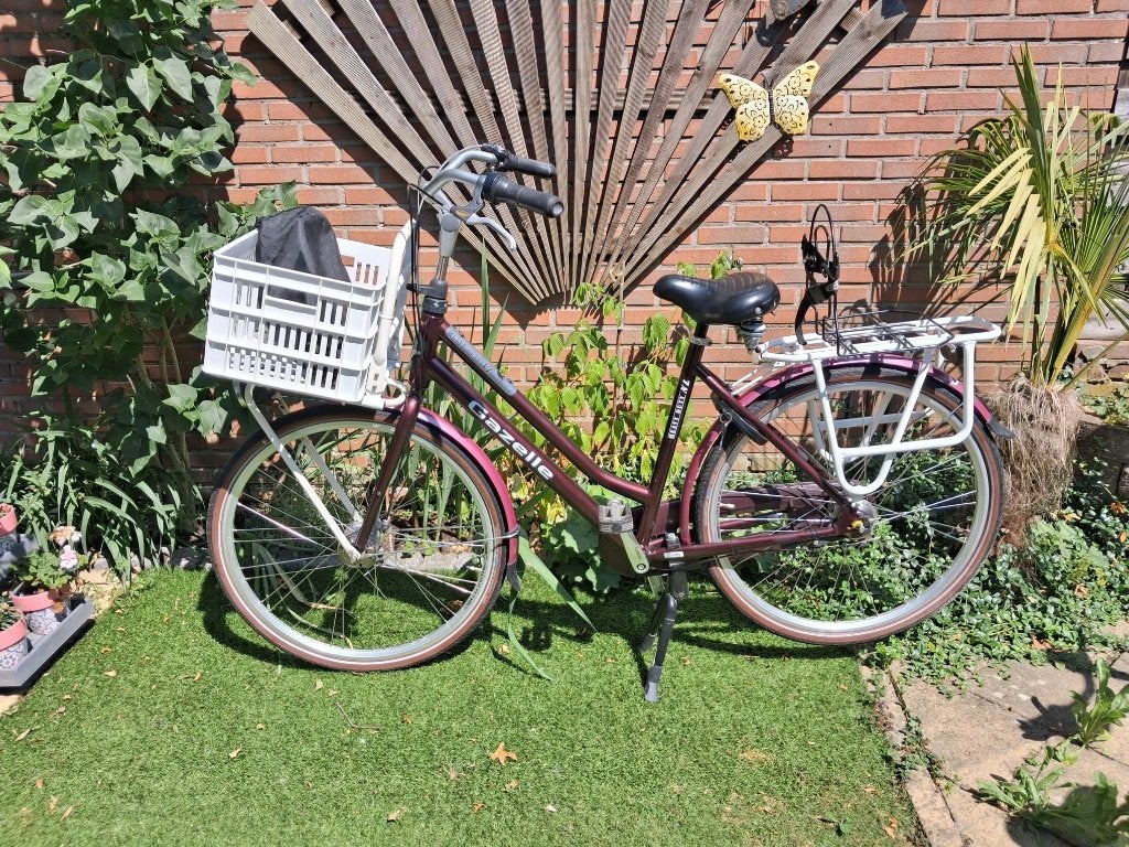 Meisjes fiets, Fietsen en Brommers, Gebruikt, Handrem, Gazelle, Trommelrem