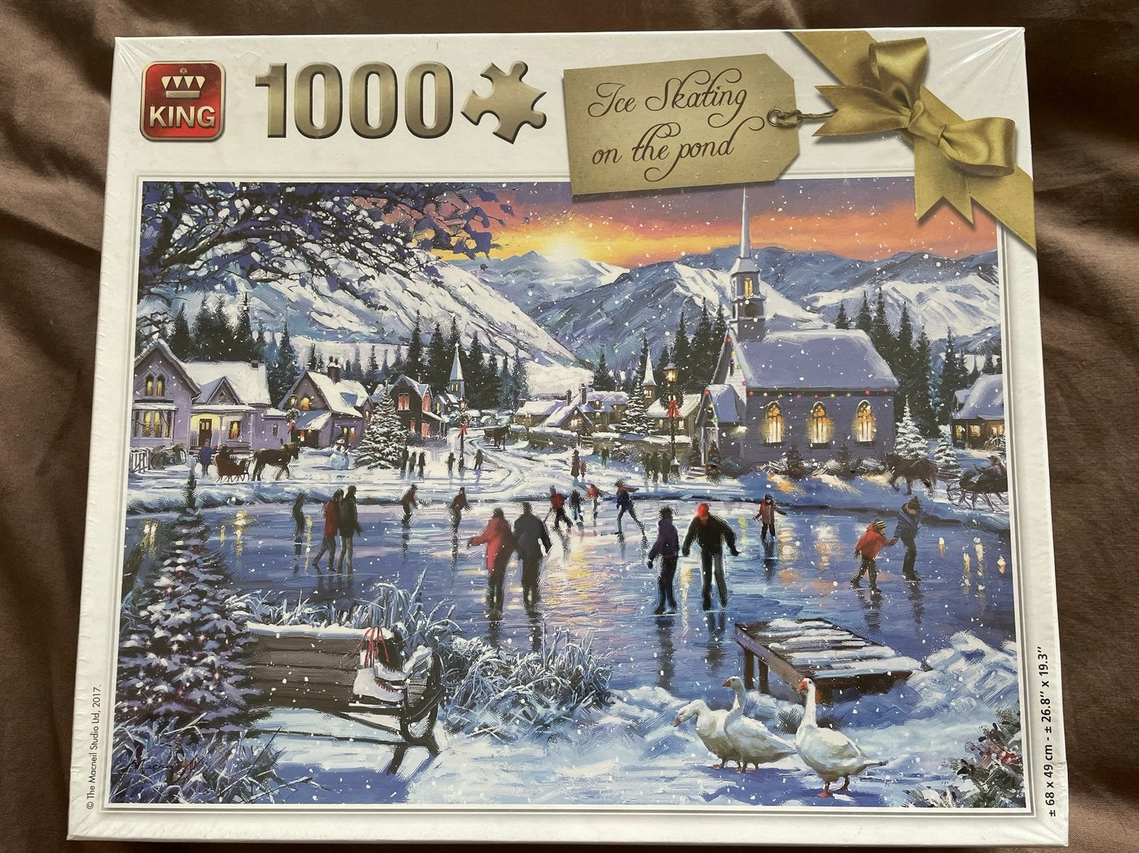 NIEUW King legpuzzel 1000 stukjes winter, Ophalen of Verzenden, 500 t/m 1500 stukjes, Nieuw, Legpuzzel