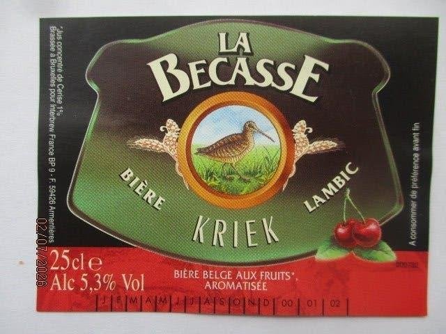 bieretiket Belgie 5-7 (D21) belle vue, Verzamelen, Ophalen of Verzenden, Gebruikt, Overige typen, Overige merken