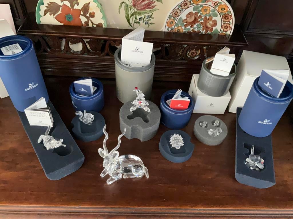 Swarovski in nieuw staat in doos met certificaat, Verzamelen, Swarovski, Ophalen of Verzenden, Zo goed als nieuw, Figuurtje
