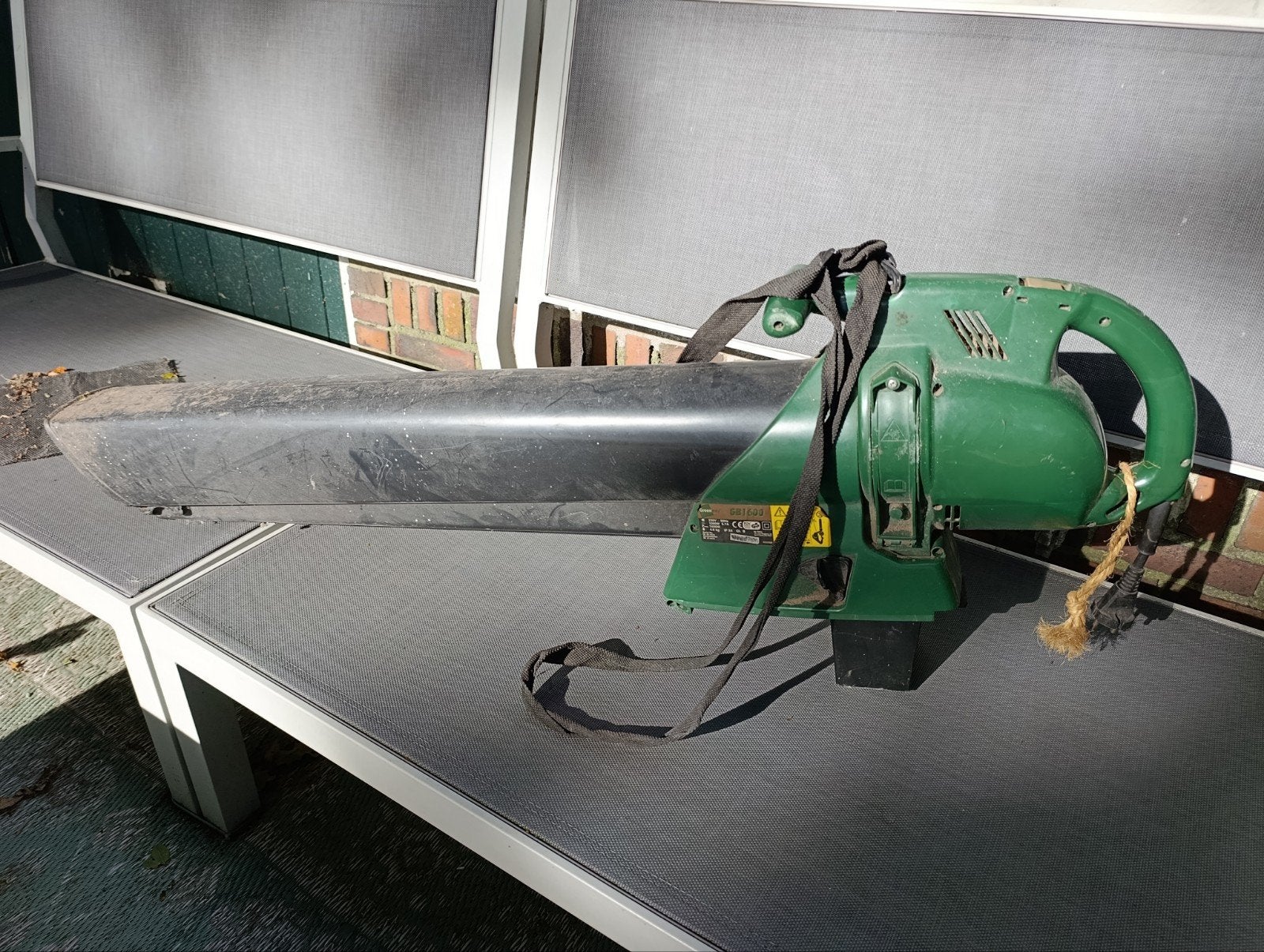 Greenway GB1600 Bladblazer - Krachtig en Efficiënt, Greenway, Gebruikt, Met zuigfunctie, Handgedragen